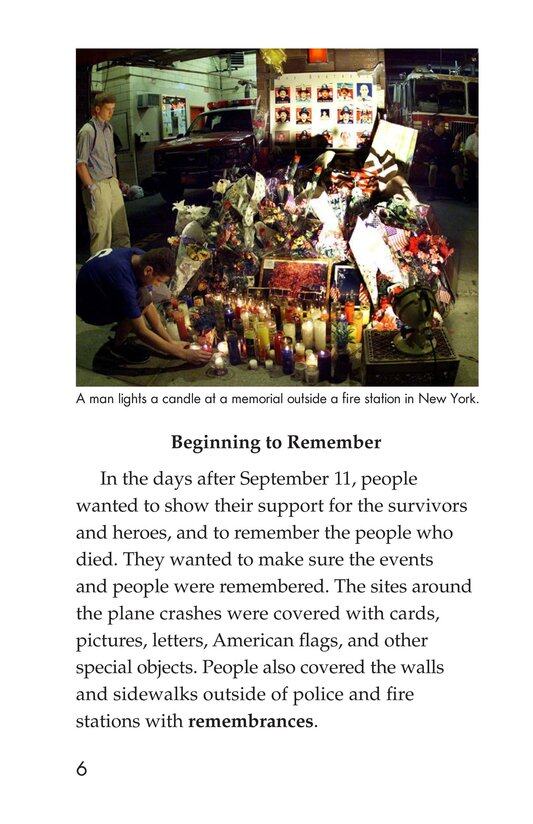 September 11 Always Remember绘本故事第5页