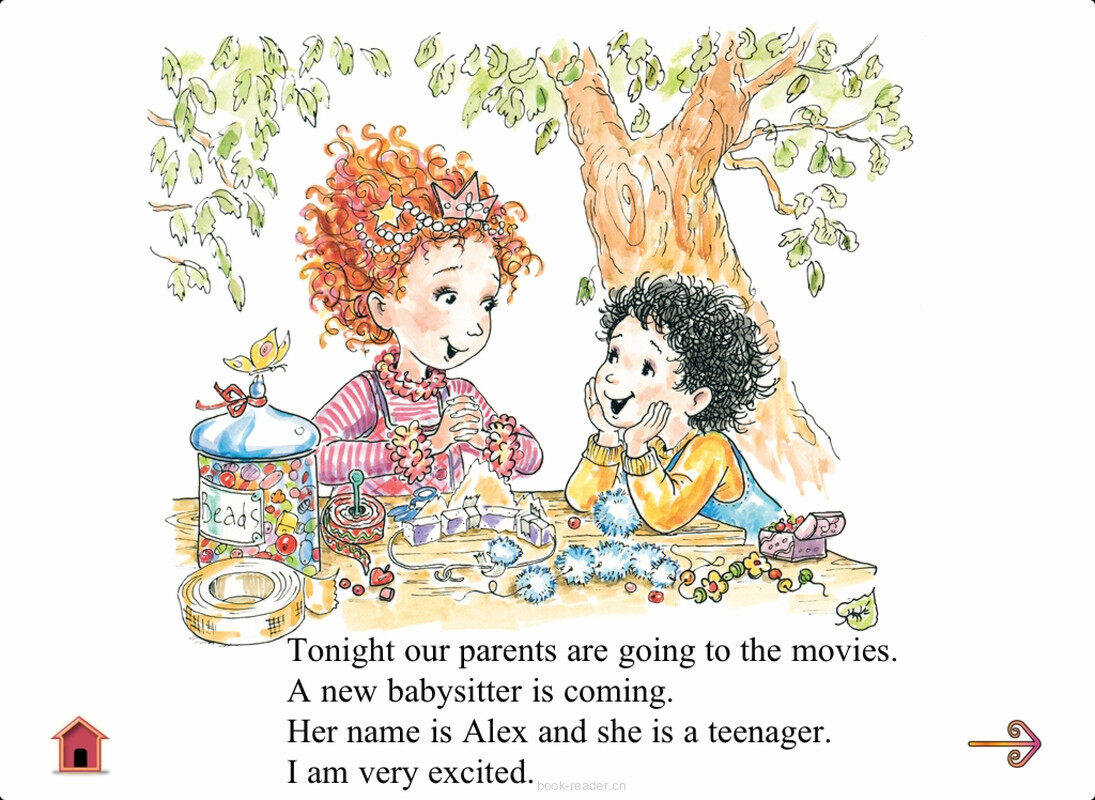 Fancy Nancy and the Sensational Babysitter绘本故事第3页