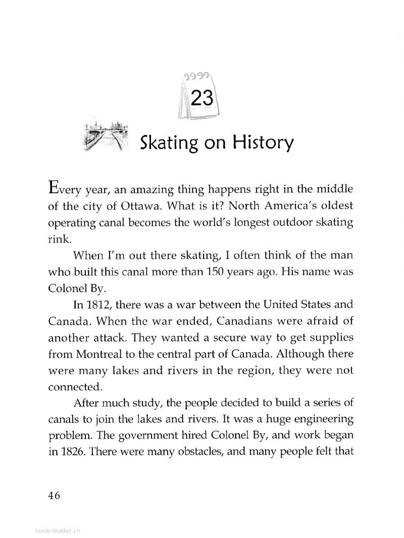 Skating on History绘本故事第2页