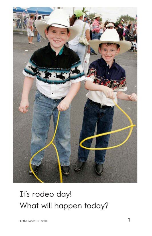 At the Rodeo绘本故事第3页
