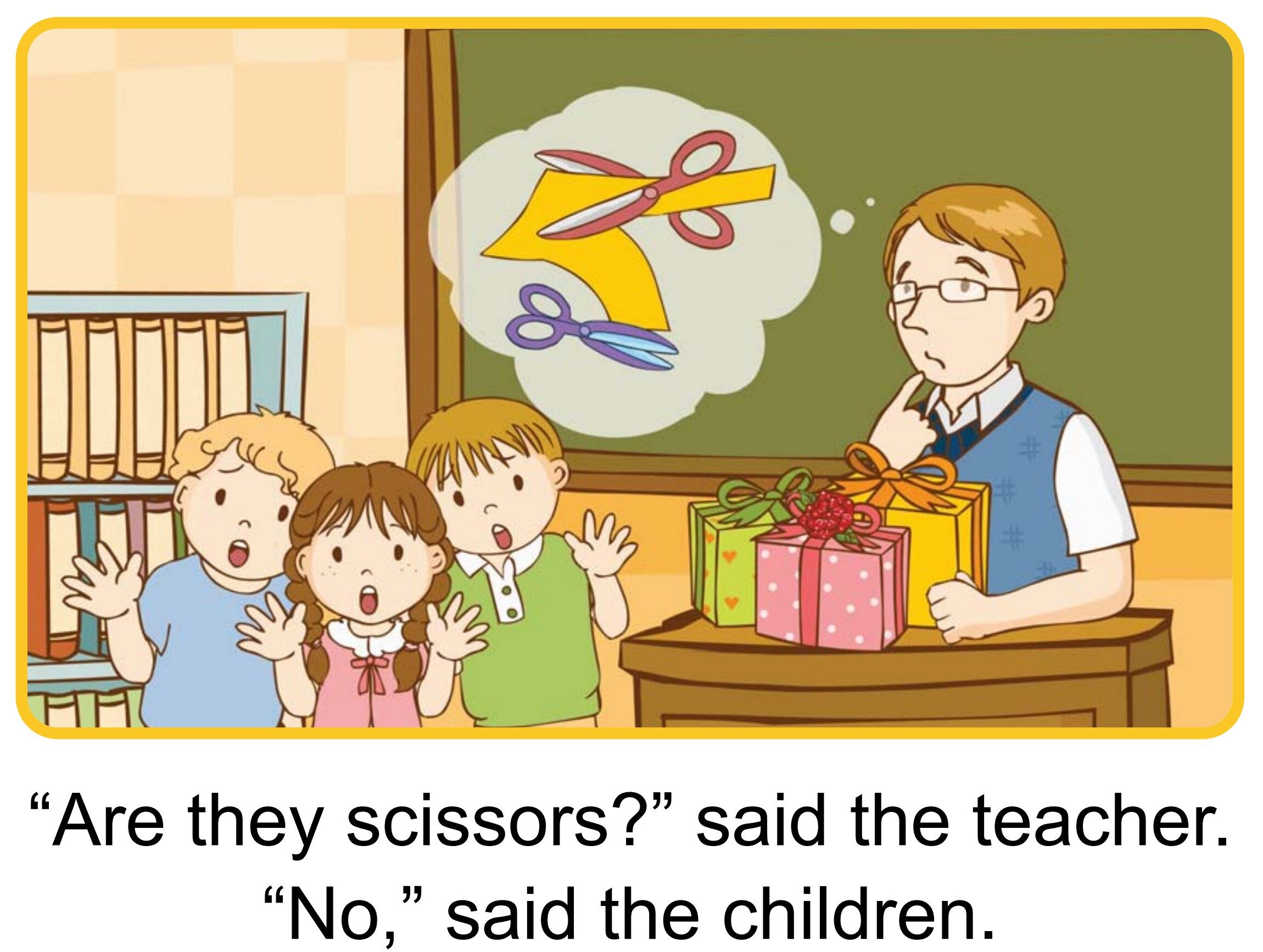 Surprise, Teacher!绘本故事第5页