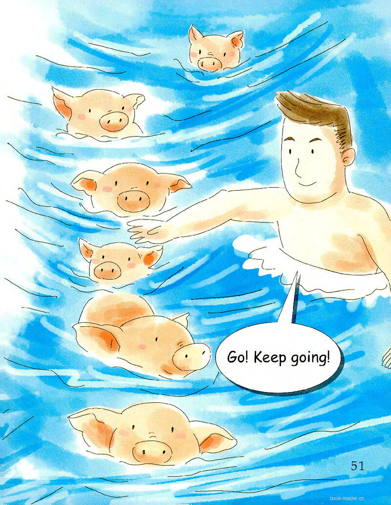 Swim with the Pigs-2绘本故事第3页
