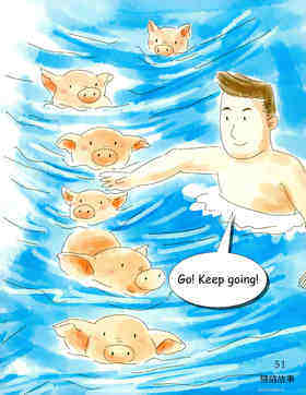 Swim with the Pigs-2绘本故事第3页