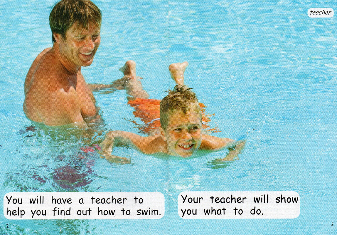 learning to swim绘本故事第3页