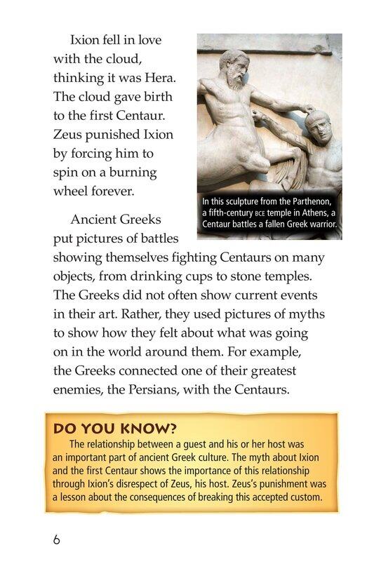 Mythical Creatures of Ancient Greece绘本故事第5页