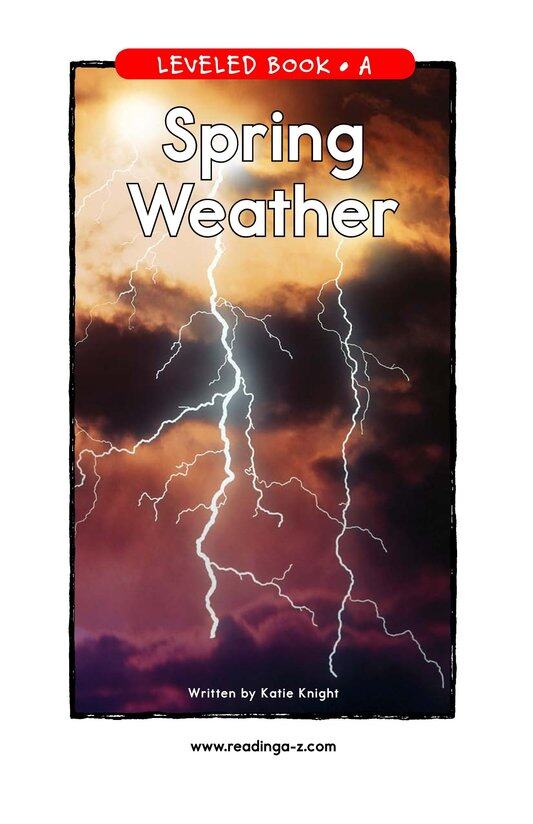 Spring Weather绘本故事第2页