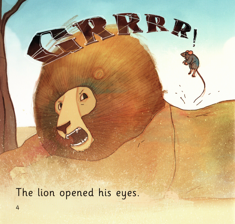 The Lion and the Mouse绘本故事第5页