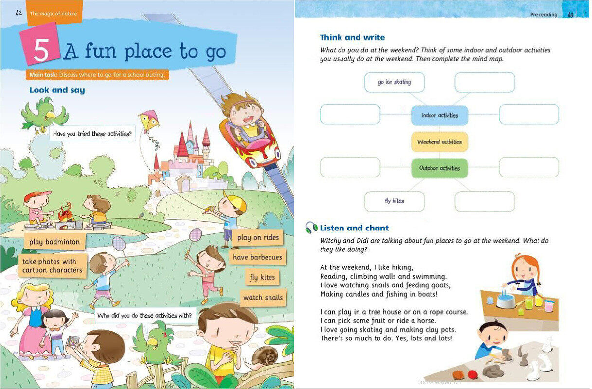 5A Unit 5 A fun place to go绘本故事第2页