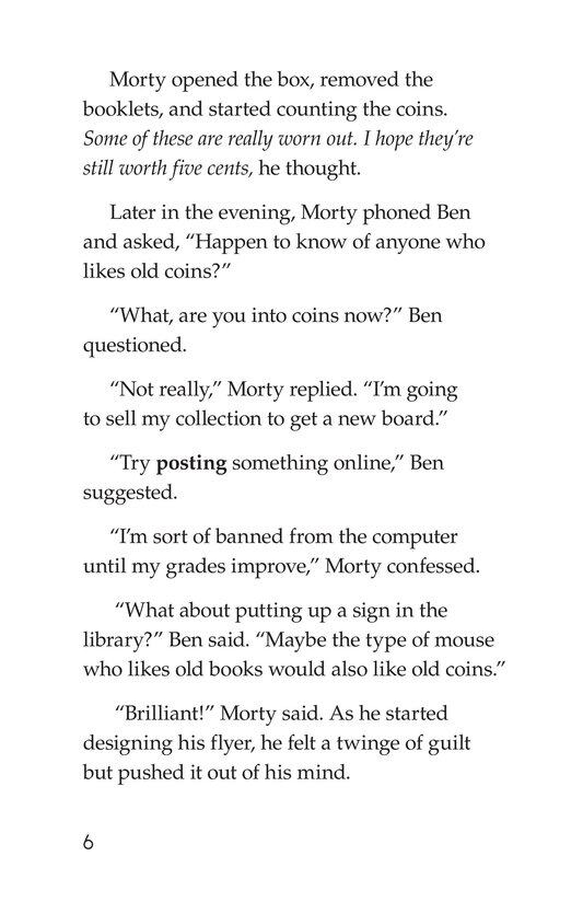 Morty Takes a Wooden Nickel绘本故事第5页