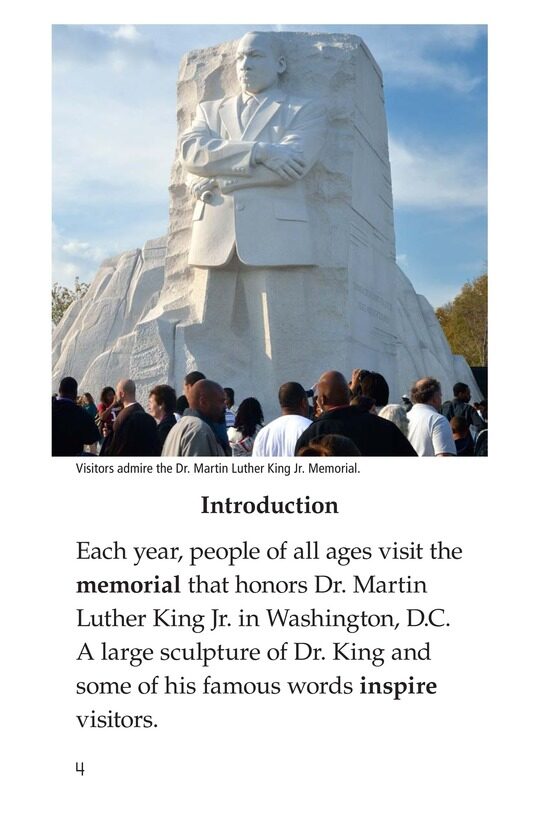 Dr. King's Memorial绘本故事第3页