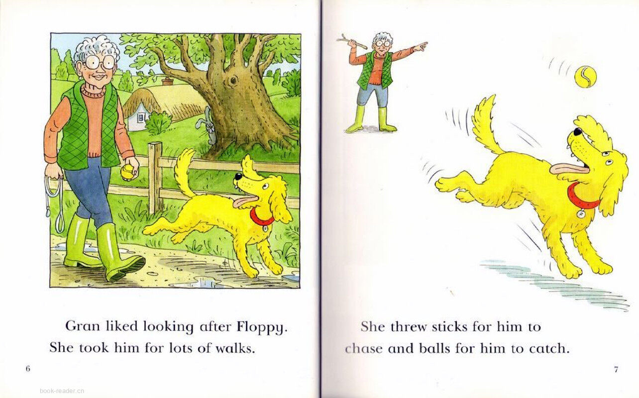 4A Looking After Gran绘本故事第4页