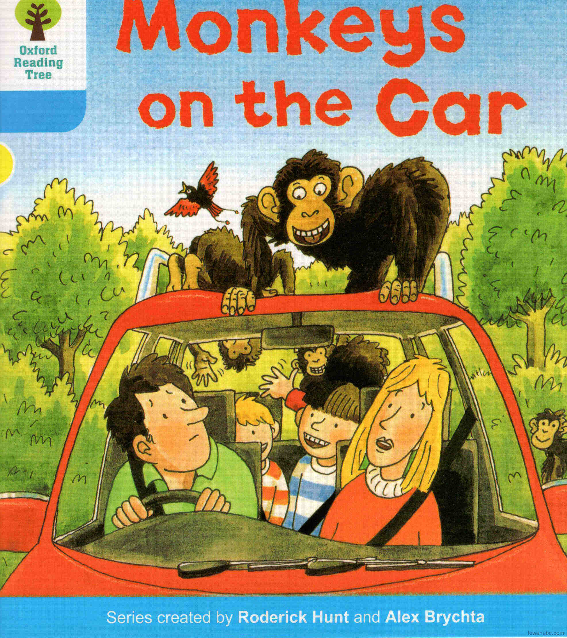 Monkeys on the Car绘本故事第2页