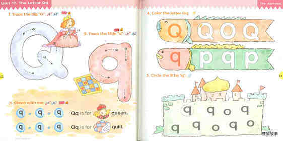 17 The Letter Qq绘本故事第3页