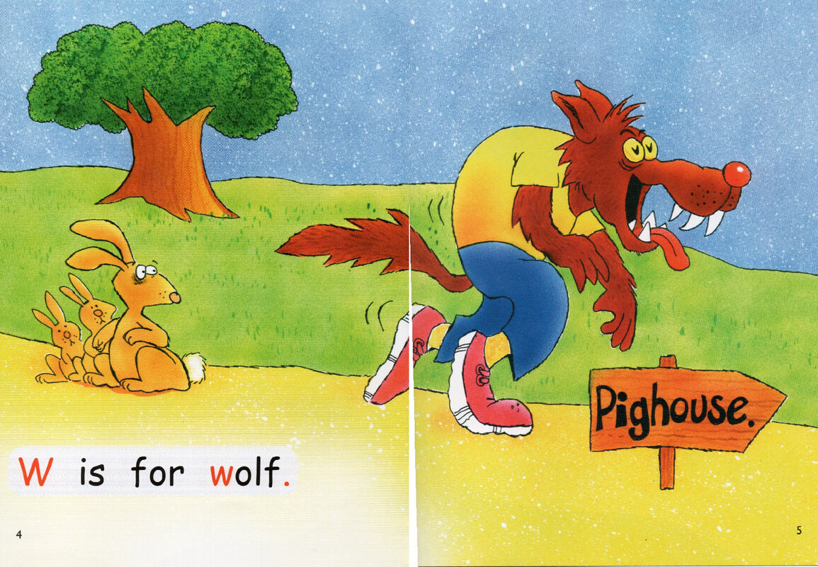 three little pigs绘本故事第4页