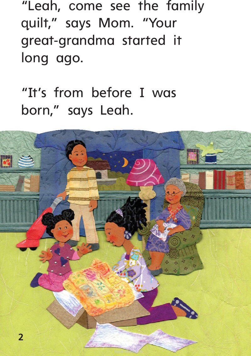 G1 App U6W4 The Quilt绘本故事第4页