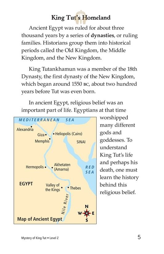 The Mystery of King Tut绘本故事第4页