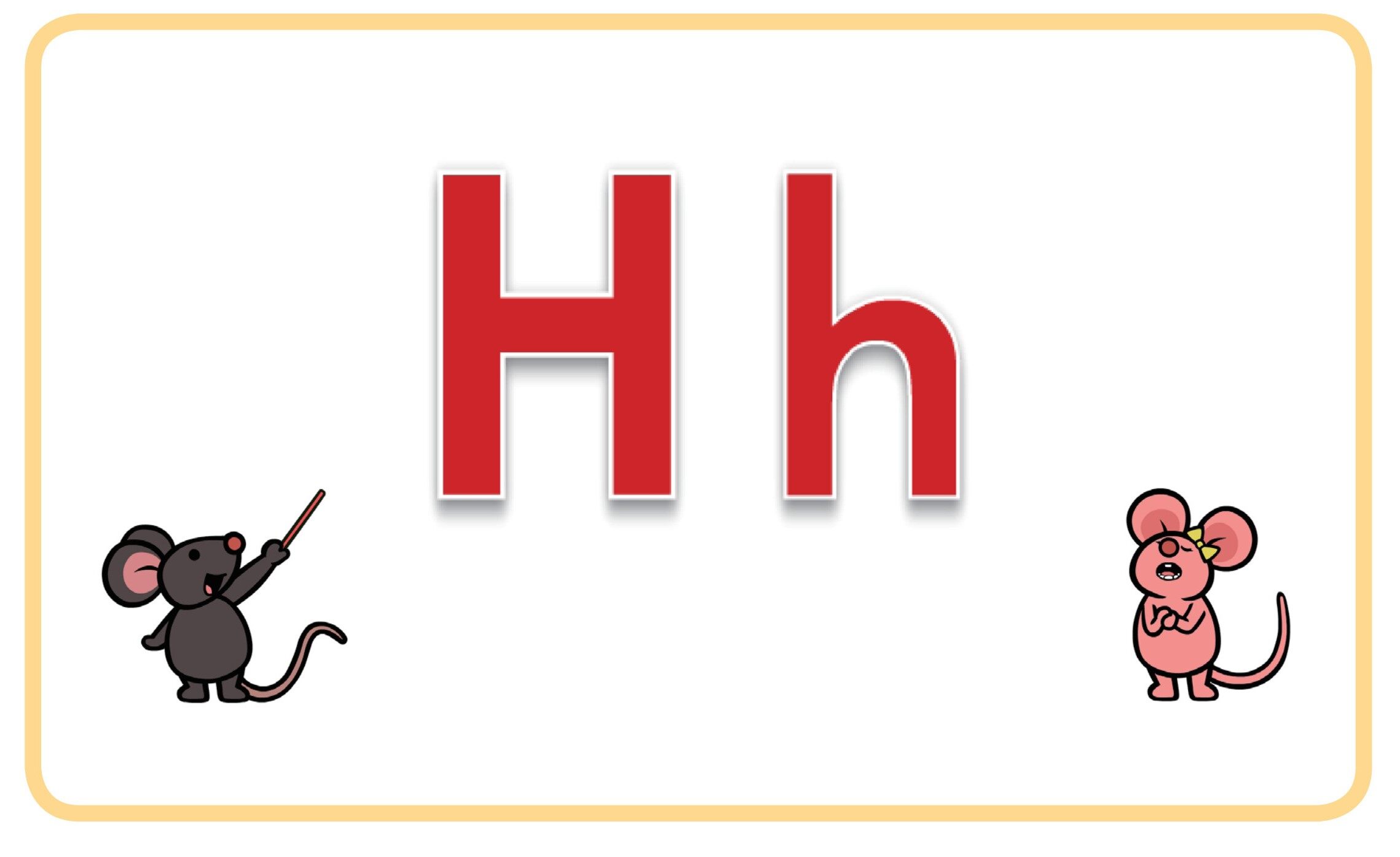 Letter Hh绘本故事第2页