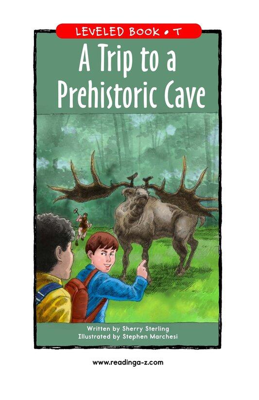 A Trip to a Prehistoric Cave绘本故事第2页