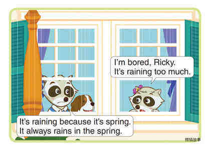 Spring Rain绘本故事第2页