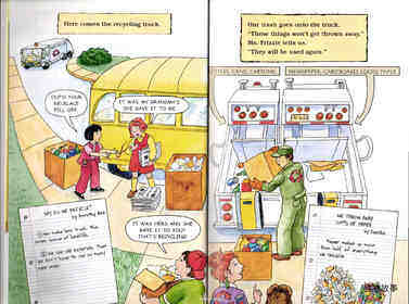 Magic School Bus Gets Recycled绘本故事第4页