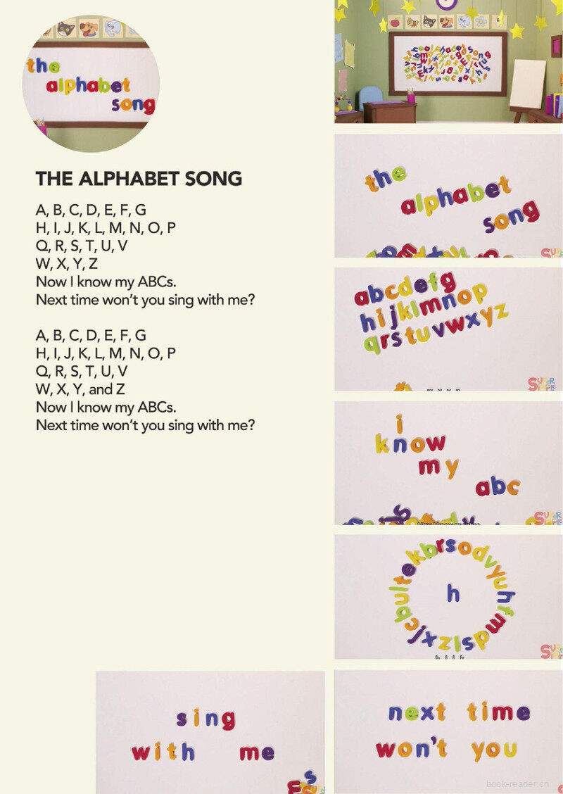 The Alphabet Song绘本故事第2页