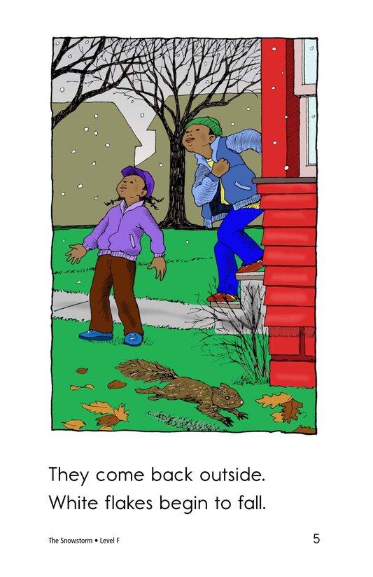 The Snowstorm绘本故事第5页