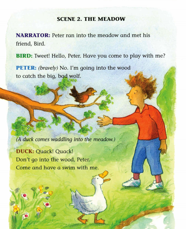 Peter and the Wolf绘本故事第4页