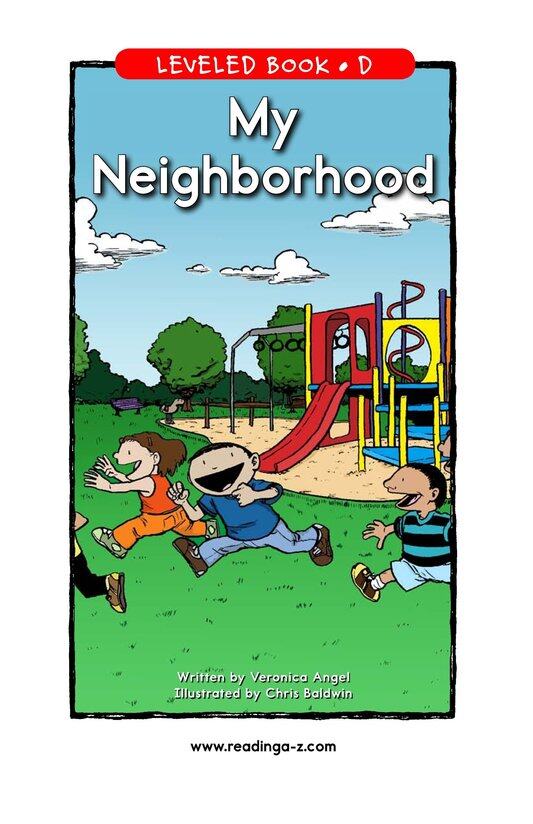 My Neighborhood绘本故事第2页