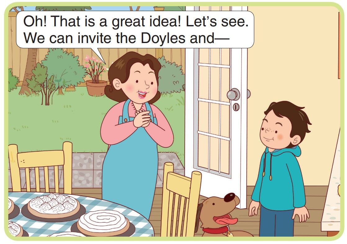 Party Plans!绘本故事第3页