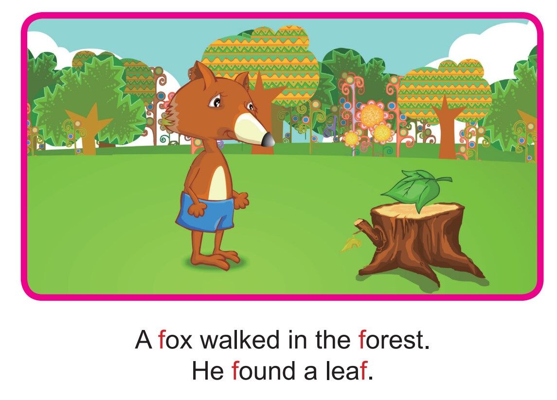 'F' words -  The Fox in the Forest绘本故事第2页