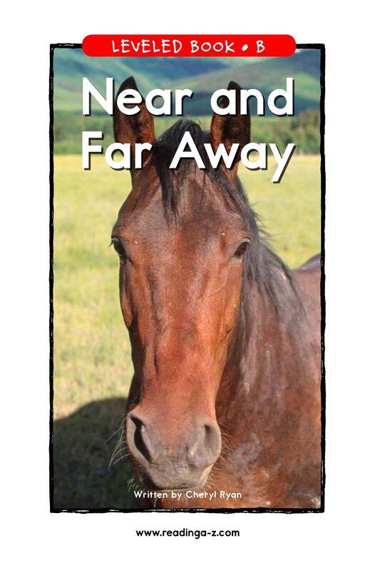 Near and Far Away绘本故事第2页