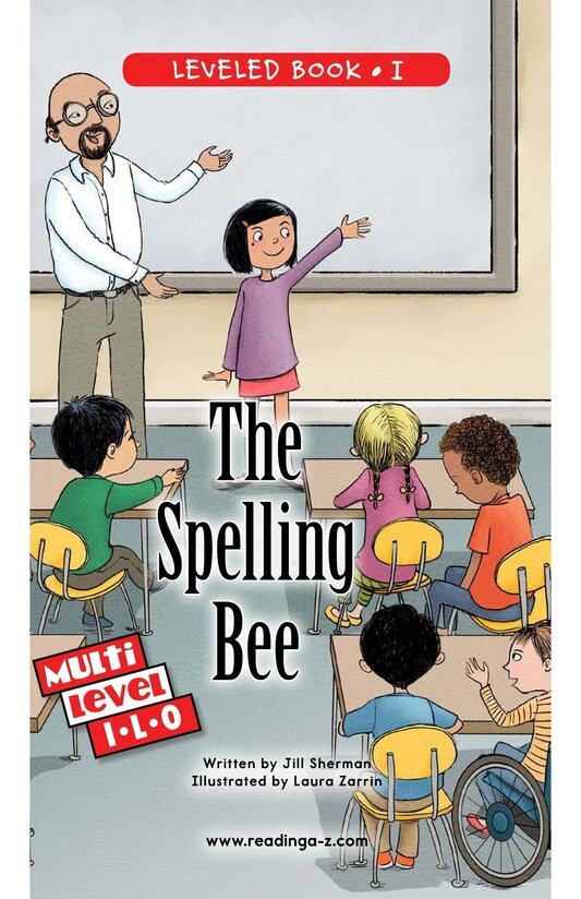 The Spelling Bee绘本故事第2页
