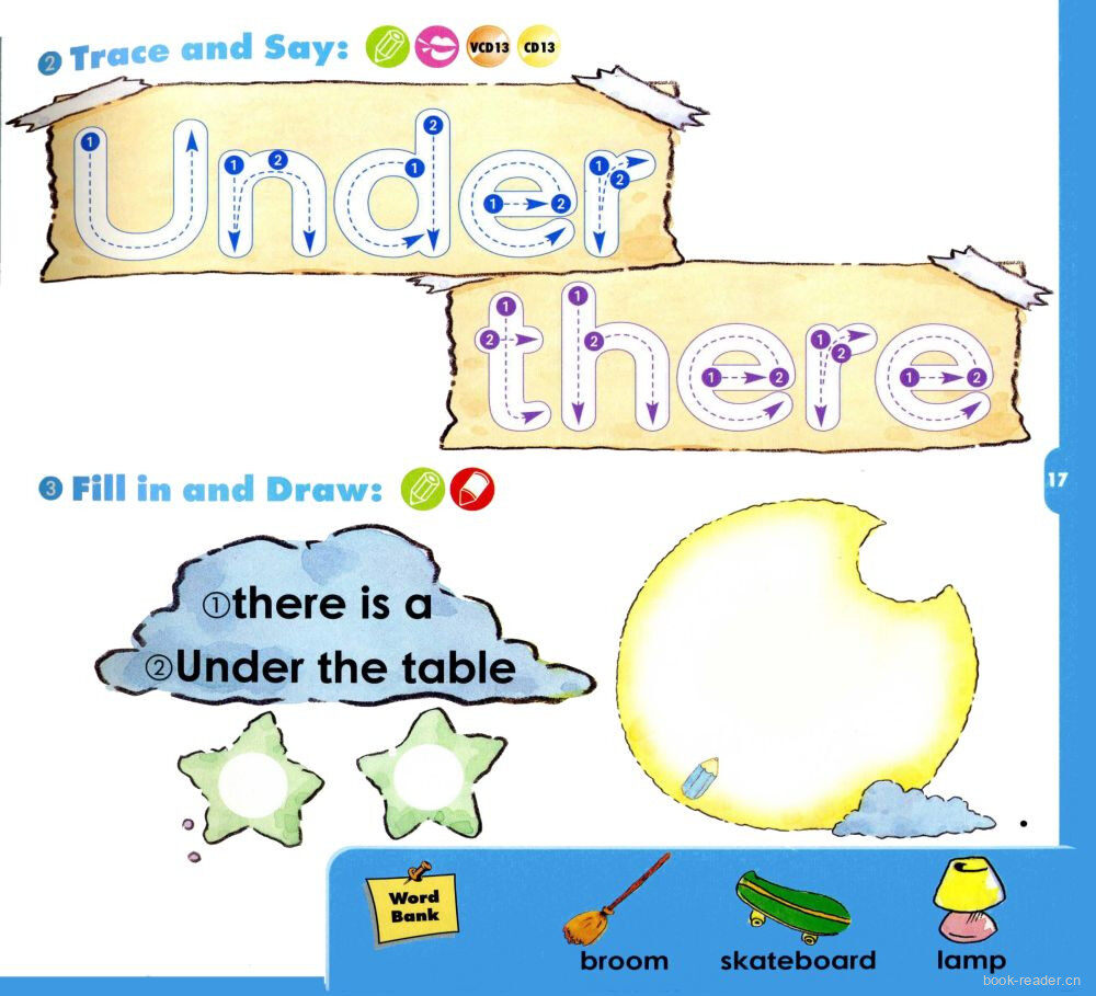 6 Under the Table绘本故事第3页