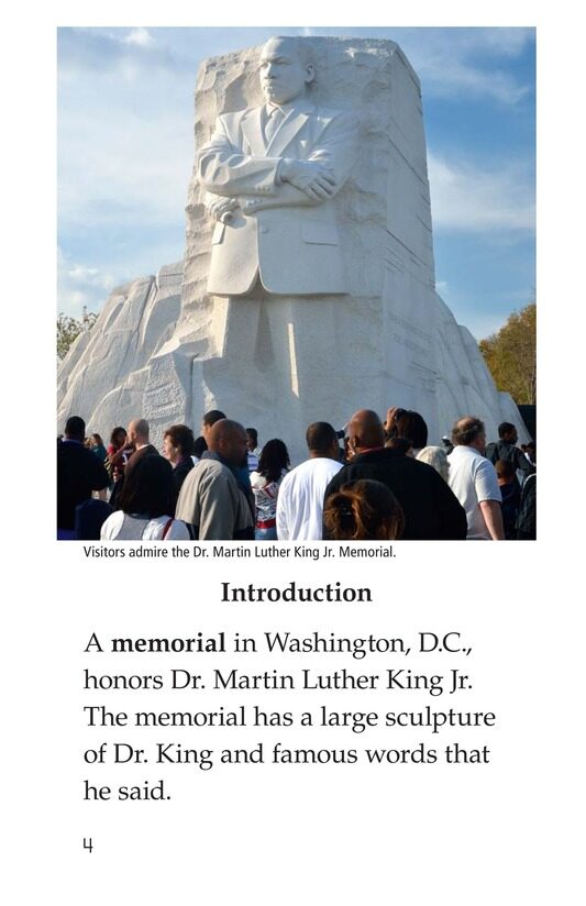 Dr. King's Memorial绘本故事第3页