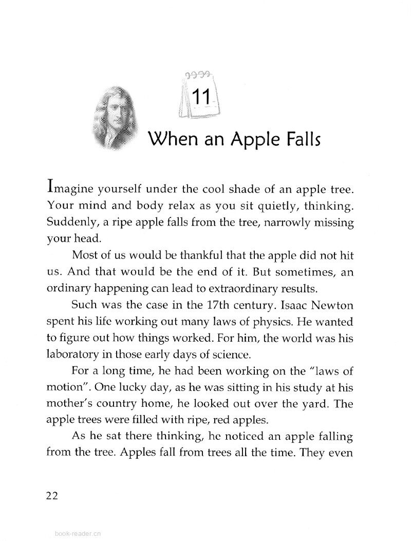 When an Apple Falls绘本故事第2页