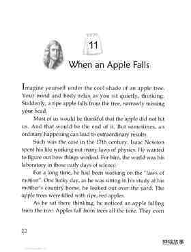 When an Apple Falls绘本故事第2页