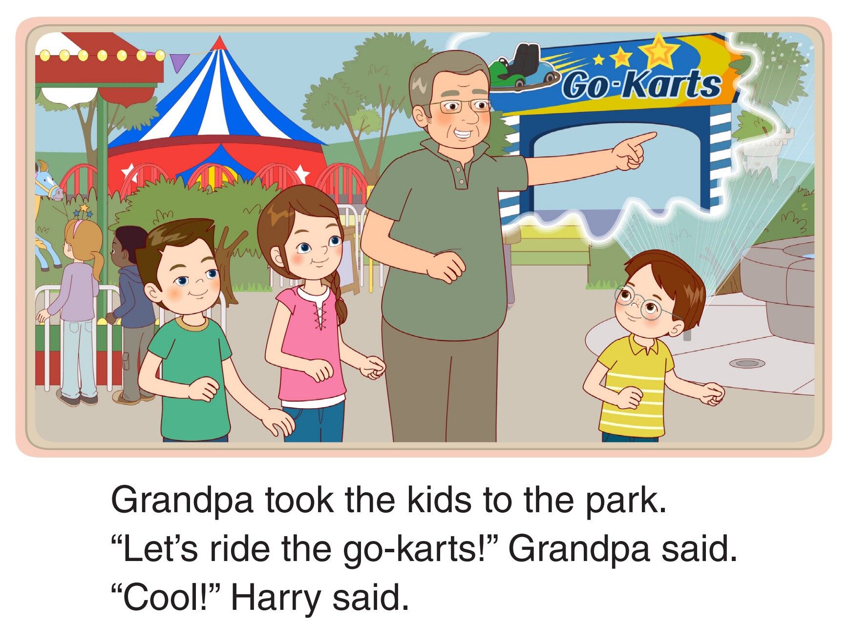 A Visit with Grandpa绘本故事第4页