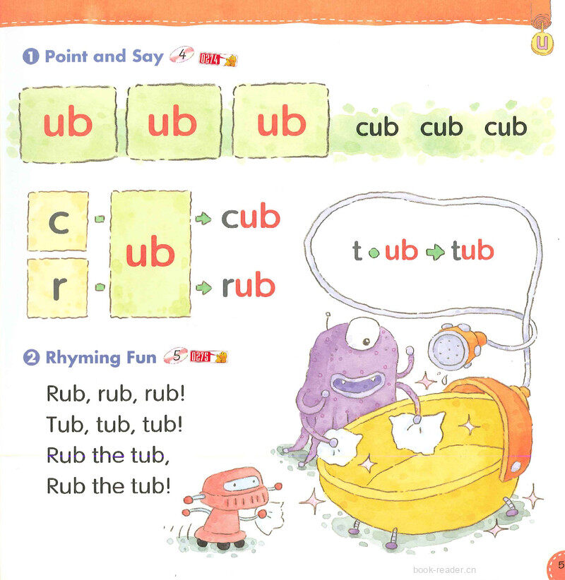 Unit1 Short Vowel  'u'绘本故事第4页