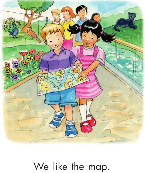 Tam and Sam at the Zoo绘本故事第4页