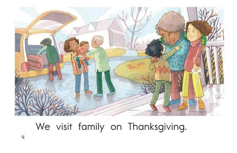On Thanksgiving绘本故事第4页