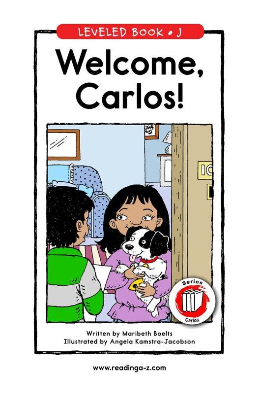 Welcome,Carlos!绘本故事第2页