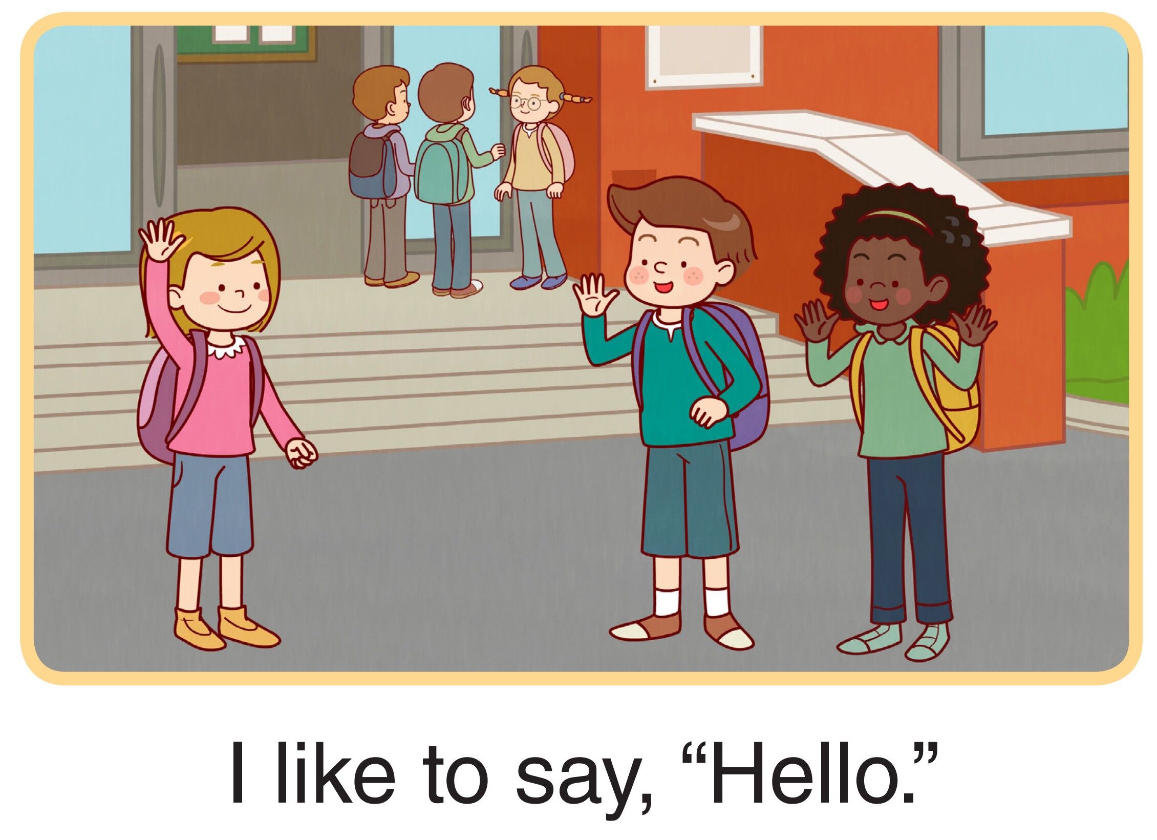 At School绘本故事第3页