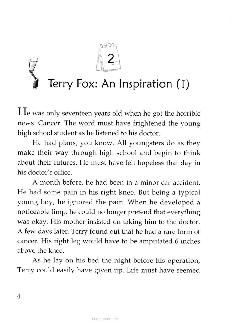 Terry Fox: An Inspiration(I)绘本故事第2页