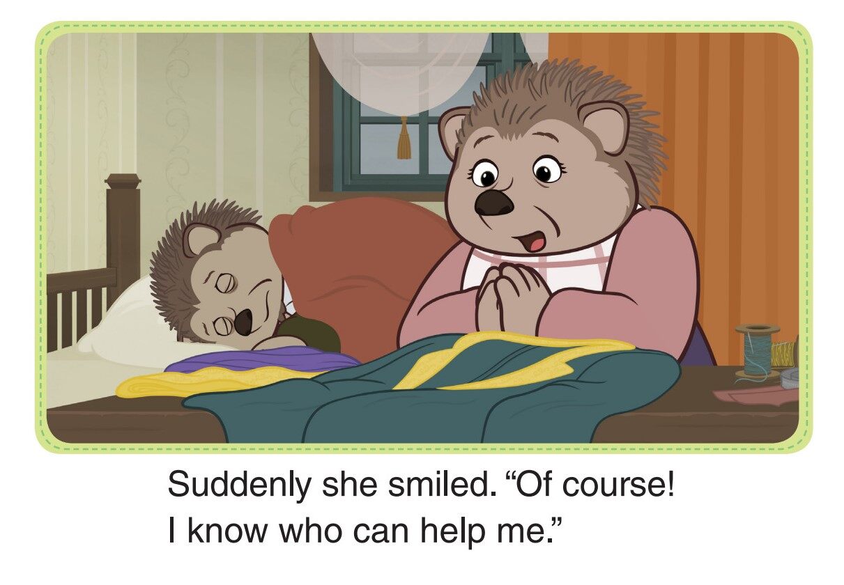 The Bunnies Help the Tailor 3_Mrs. Tiggywinkle Gets Help绘本故事第4页