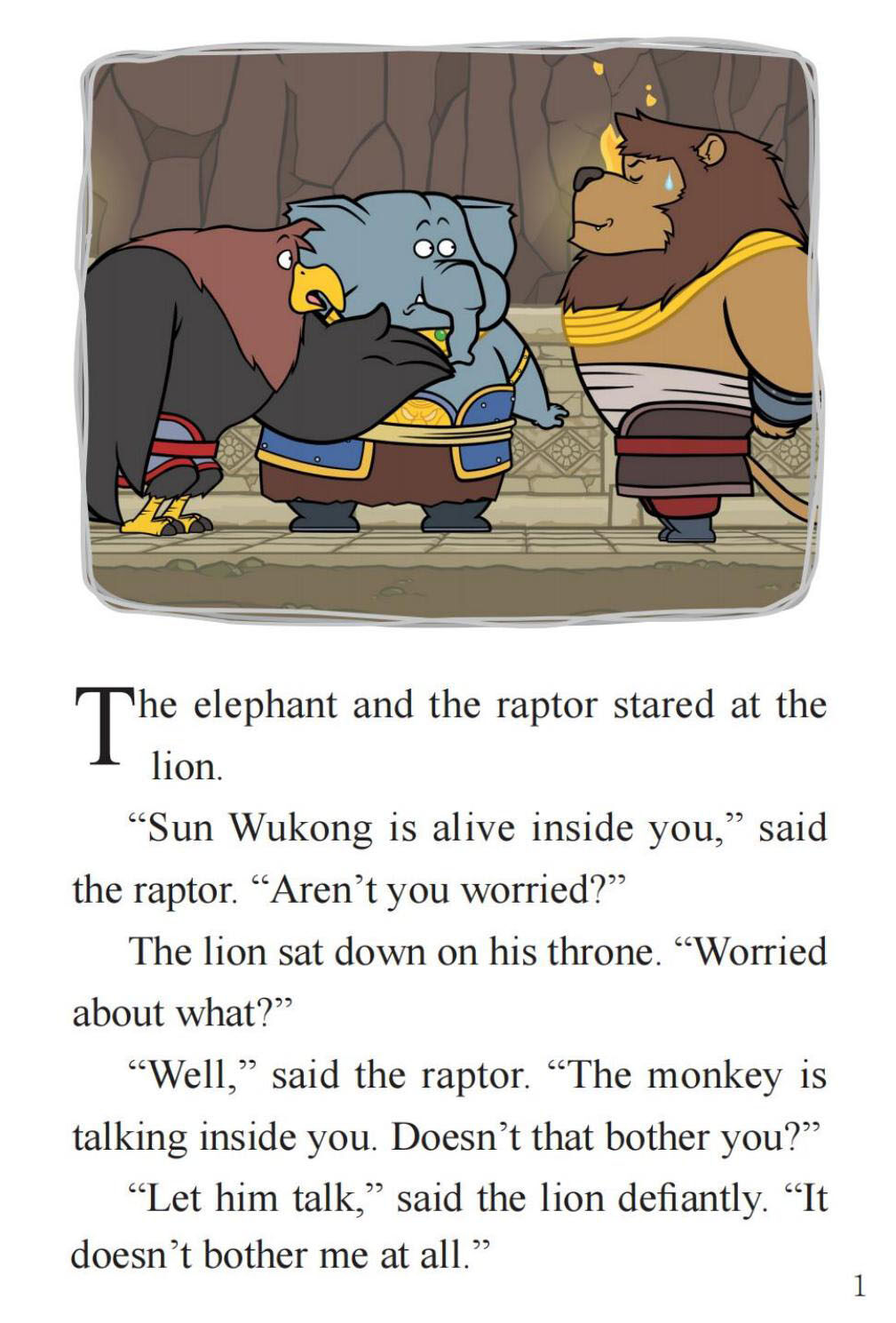A Problem for the Lion Demon绘本故事第3页