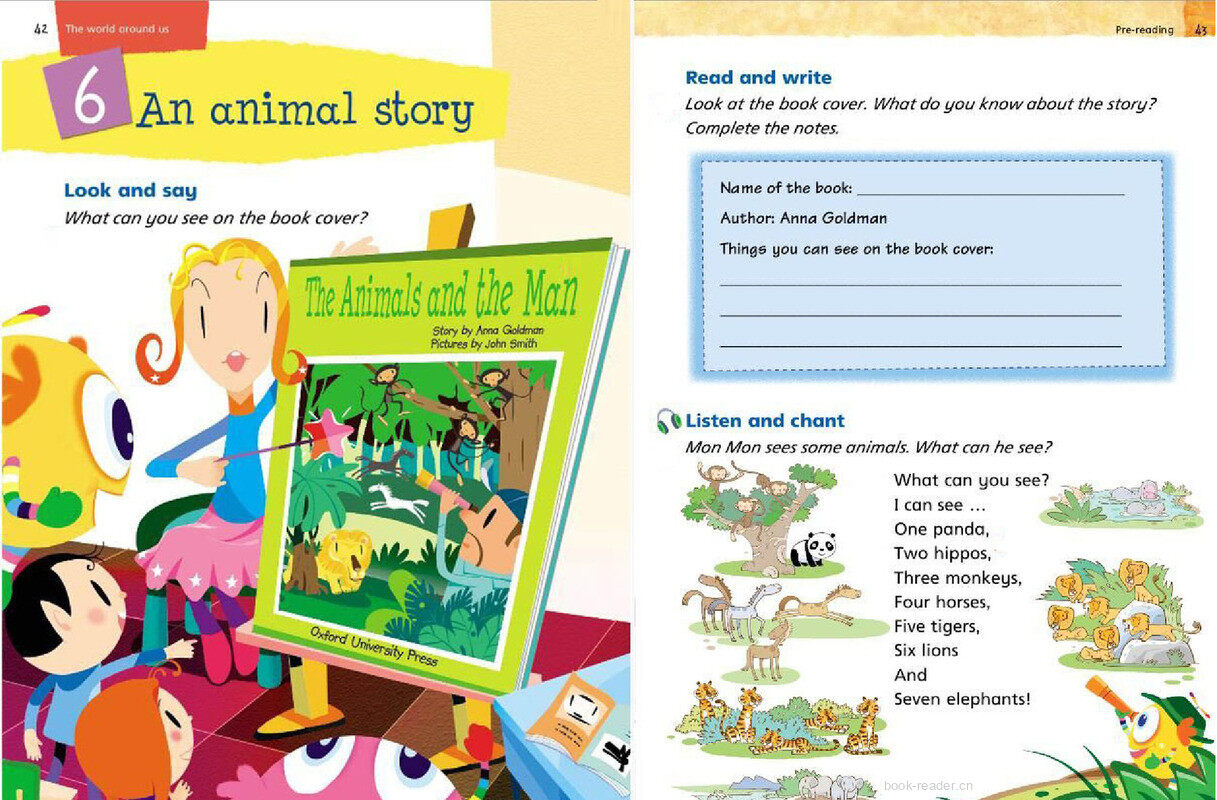 1A Unit 6 An animal story绘本故事第2页