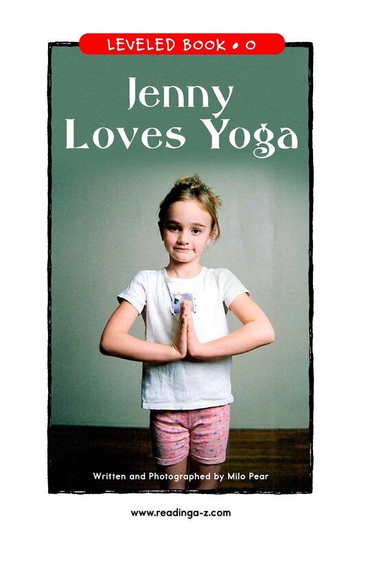 Jenny Loves Yoga绘本故事第2页