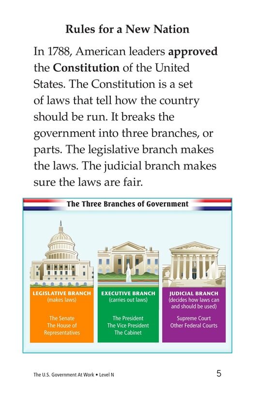 The U.S. Government At Work绘本故事第4页