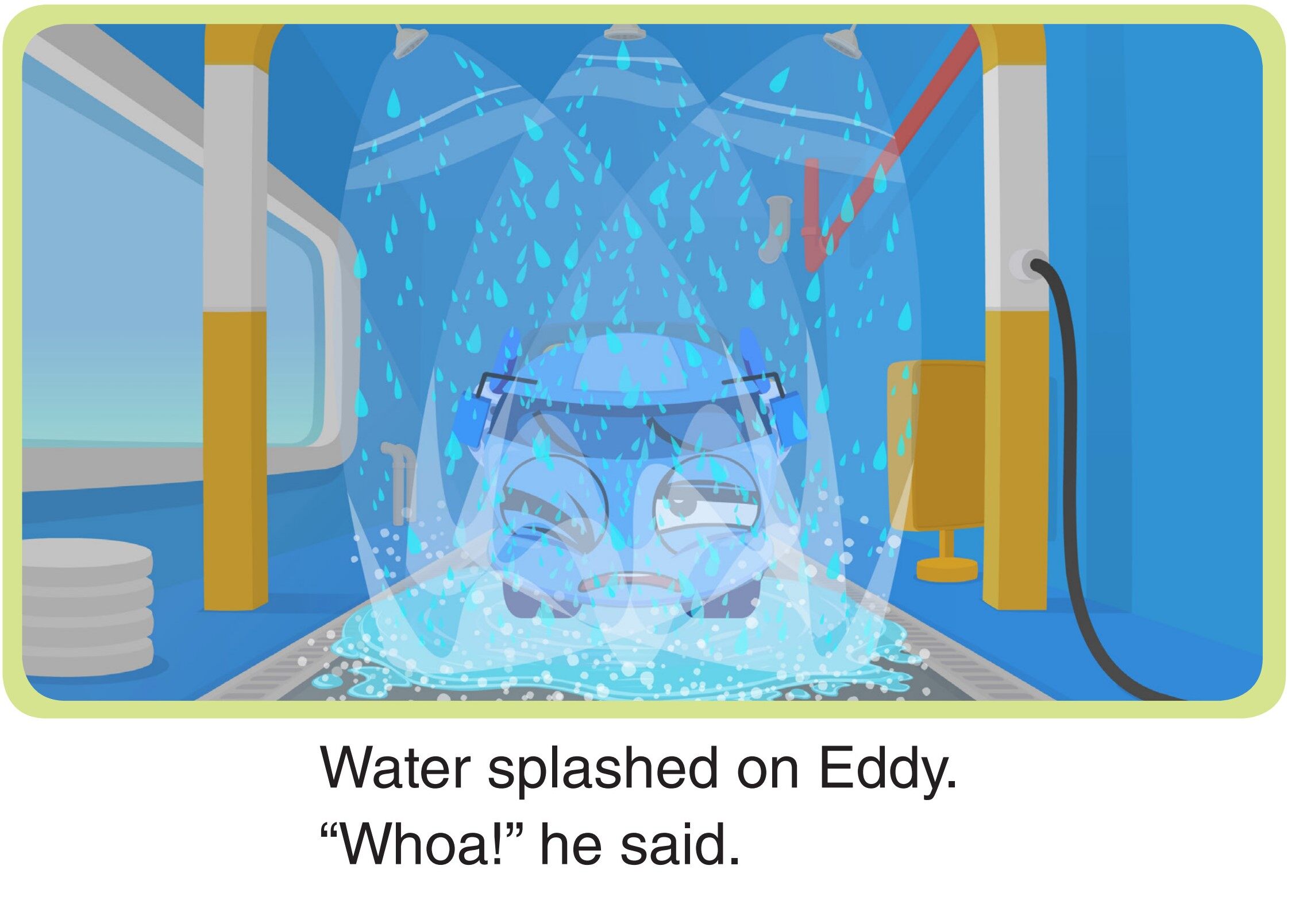 Eddy in the Car Wash绘本故事第5页