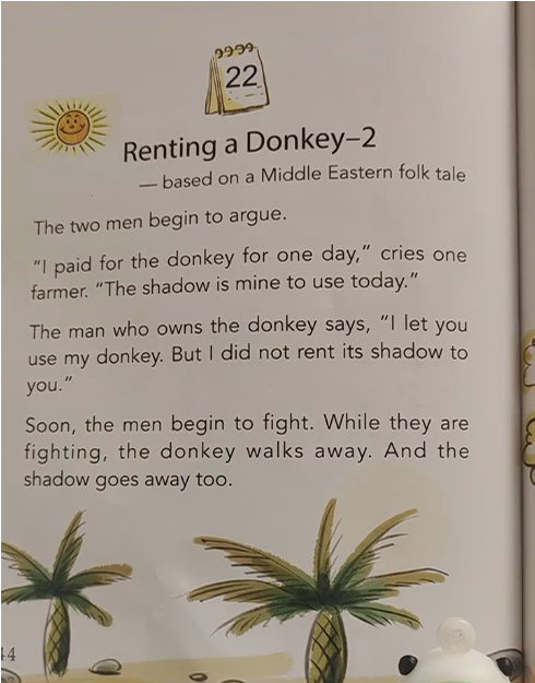 Renting a Donkey-2绘本故事第2页
